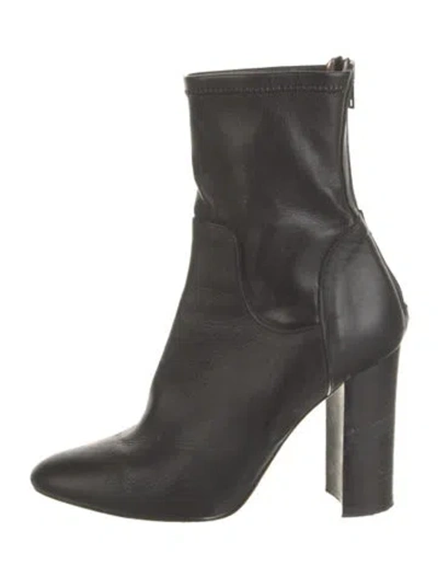 Pre-owned Scanlan Theodore Leather Boots In Black