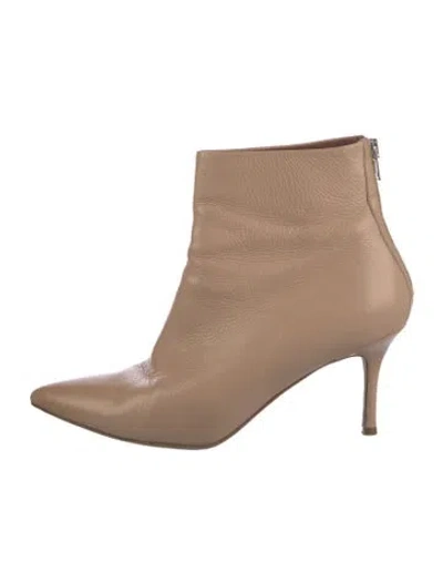 Pre-owned Scanlan Theodore Leather Boots In Neutrals