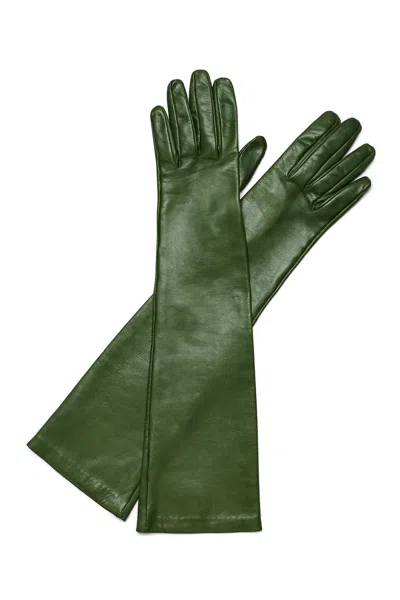 Scanlan Theodore Leather Gloves In Jungle
