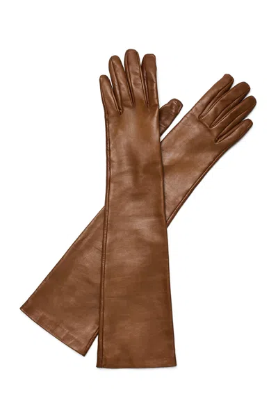 Scanlan Theodore Leather Gloves In Sahara