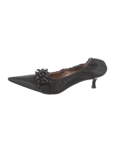 Pre-owned Scanlan Theodore Leather Pumps In Black