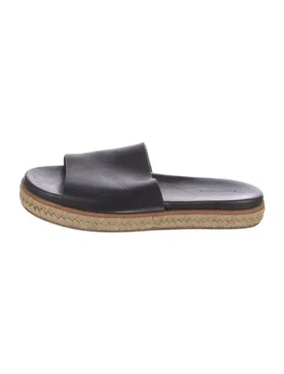 Pre-owned Scanlan Theodore Leather Slides In Blue