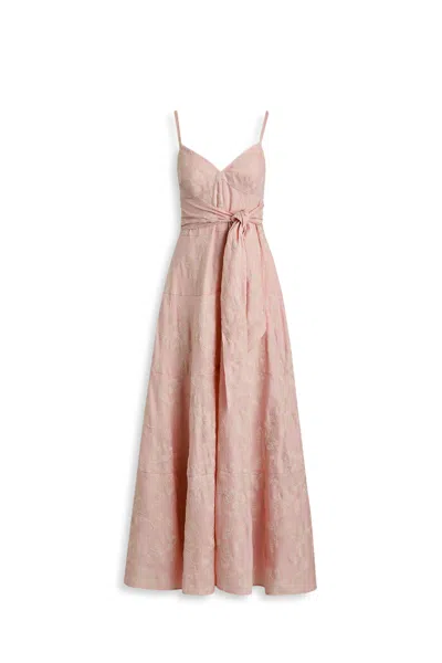 Scanlan Theodore Linen Cornelli Dress In Neutral