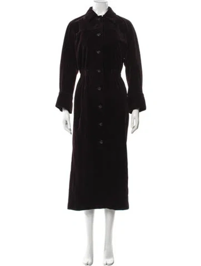 Pre-owned Scanlan Theodore Long Dress In Brown