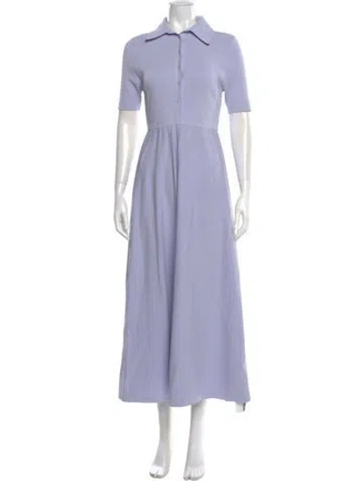 Pre-owned Scanlan Theodore Long Dress In Purple