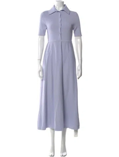 Pre-owned Scanlan Theodore Long Dress In Purple