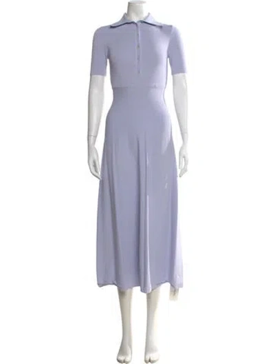Pre-owned Scanlan Theodore Long Dress In Purple