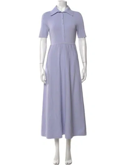 Pre-owned Scanlan Theodore Long Dress In Purple