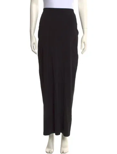 Pre-owned Scanlan Theodore Long Skirt In Black