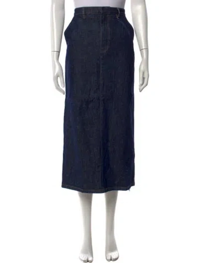 Pre-owned Scanlan Theodore Long Skirt In Green