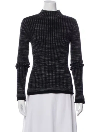 Pre-owned Scanlan Theodore Merino Wool Printed Sweater In Multi