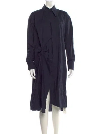 Pre-owned Scanlan Theodore Midi Length Dress In Black