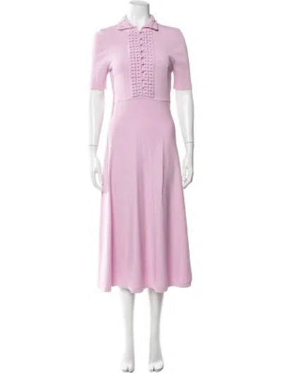 Pre-owned Scanlan Theodore Midi Length Dress In Purple