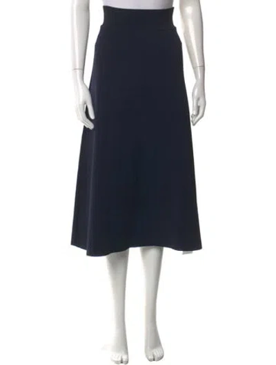 Pre-owned Scanlan Theodore Midi Length Skirt In Black