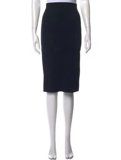 Pre-owned Scanlan Theodore Midi Length Skirt In Black