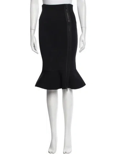 Pre-owned Scanlan Theodore Midi Length Skirt In Black