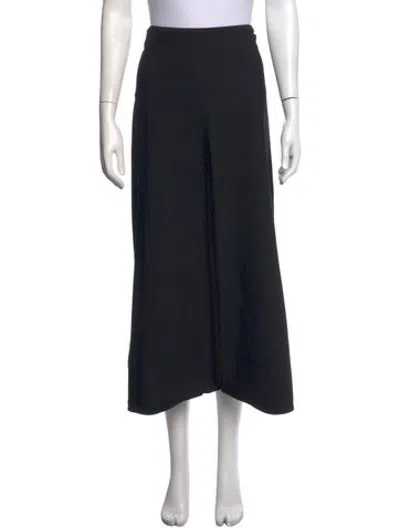 Pre-owned Scanlan Theodore Midi Length Skirt In Black