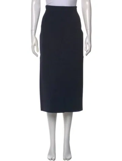 Pre-owned Scanlan Theodore Midi Length Skirt In Blue