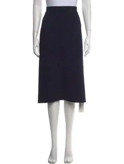 Pre-owned Scanlan Theodore Midi Length Skirt In Blue