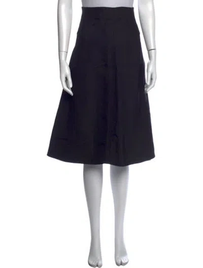 Pre-owned Scanlan Theodore Midi Length Skirt In Blue