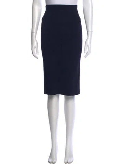 Pre-owned Scanlan Theodore Midi Length Skirt In Blue