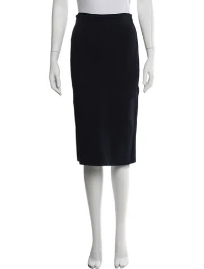 Pre-owned Scanlan Theodore Midi Length Skirt In Blue