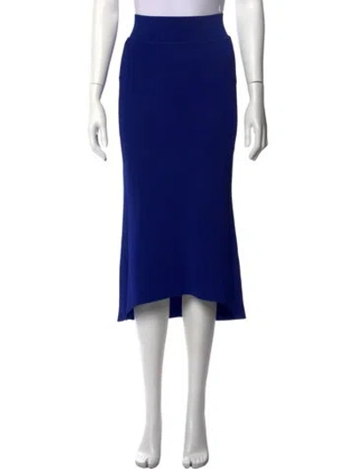 Pre-owned Scanlan Theodore Midi Length Skirt In Blue