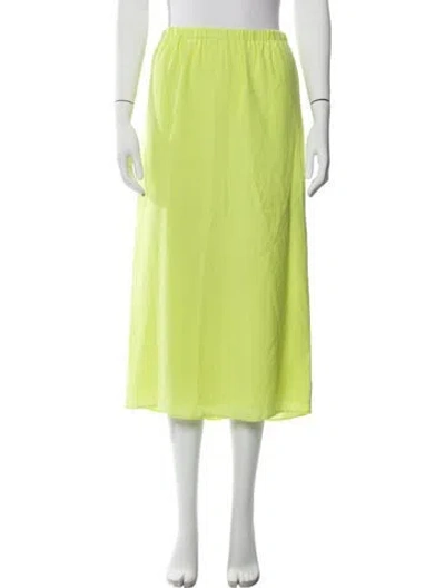 Pre-owned Scanlan Theodore Midi Length Skirt In Green