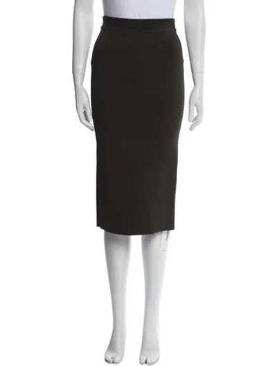 Pre-owned Scanlan Theodore Midi Length Skirt In Green