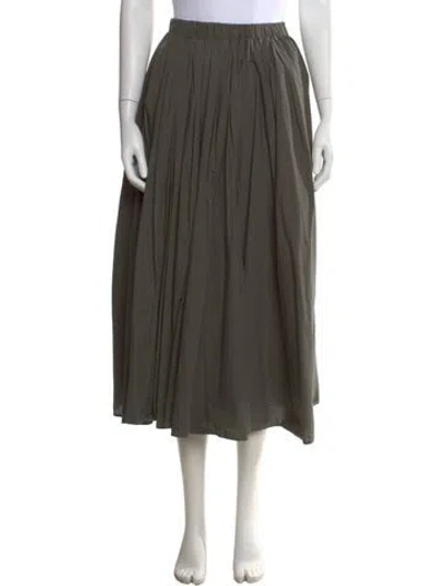 Pre-owned Scanlan Theodore Midi Length Skirt In Green
