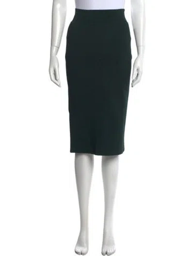 Pre-owned Scanlan Theodore Midi Length Skirt In Green