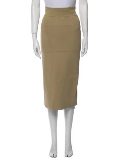 Pre-owned Scanlan Theodore Midi Length Skirt In Neutral