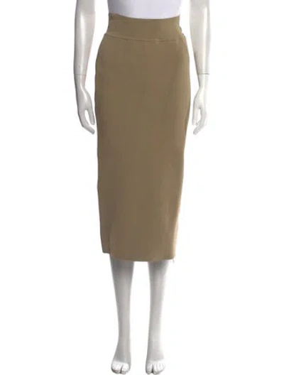 Pre-owned Scanlan Theodore Midi Length Skirt In Neutral