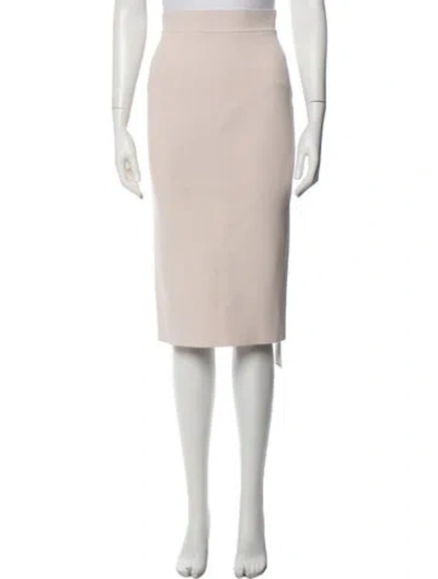 Pre-owned Scanlan Theodore Midi Length Skirt In Neutrals