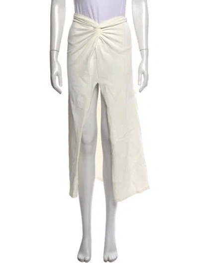 Pre-owned Scanlan Theodore Midi Length Skirt In Neutrals