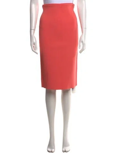 Pre-owned Scanlan Theodore Midi Length Skirt In Pink
