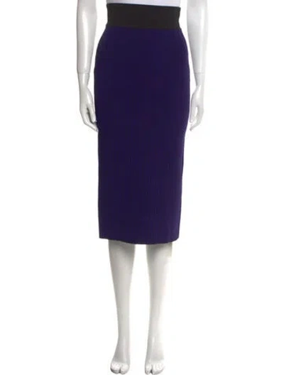 Pre-owned Scanlan Theodore Midi Length Skirt In Purple