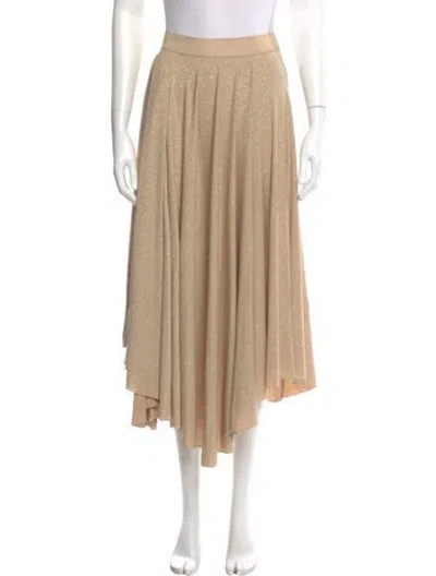 Pre-owned Scanlan Theodore Midi Length Skirt W/ Tags In Neutral