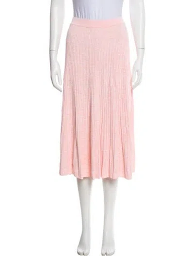 Pre-owned Scanlan Theodore Midi Length Skirt W/ Tags In Pink