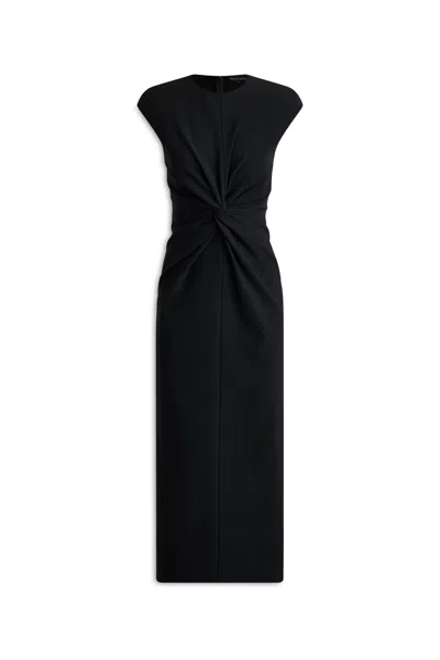 Scanlan Theodore Milano Turban Pencil Dress In Black