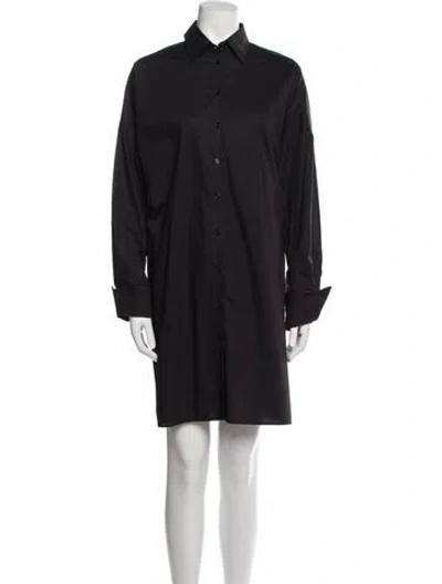 Pre-owned Scanlan Theodore Mini Dress In Black