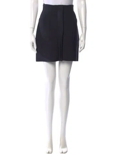 Pre-owned Scanlan Theodore Mini Skirt In Blue