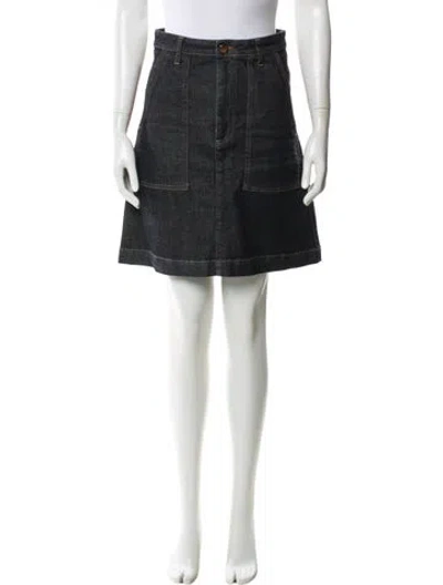 Pre-owned Scanlan Theodore Mini Skirt In Brown