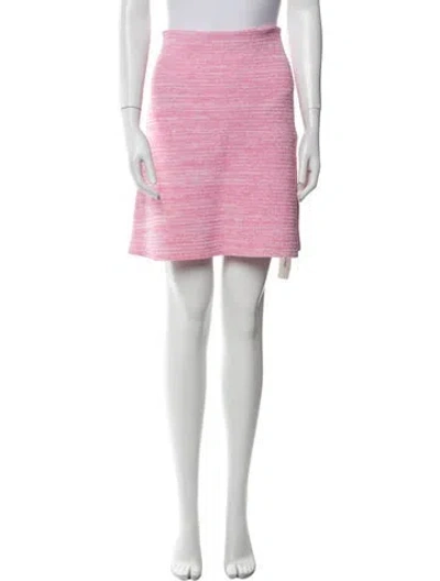 Pre-owned Scanlan Theodore Mini Skirt In Pink