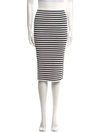 Pre-owned Scanlan Theodore Nylon Knee-length Skirt In White