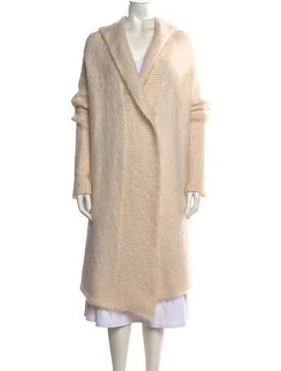 Pre-owned Scanlan Theodore Open Front Sweater In Neutral