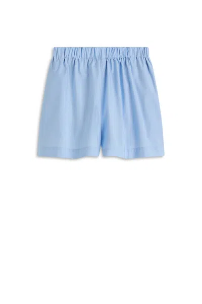 Scanlan Theodore Parachute Cotton Short In Blue