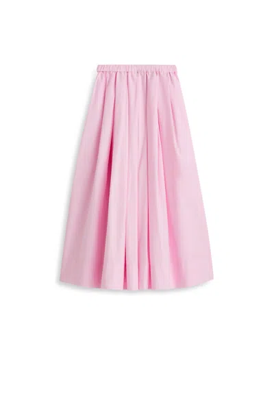 Scanlan Theodore Parachute Cotton Soft Skirt In Pink