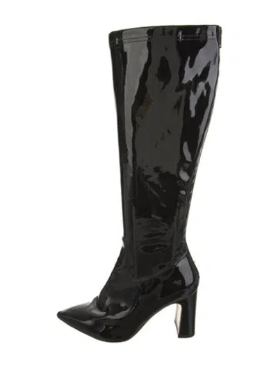 Pre-owned Scanlan Theodore Patent Leather Boots In Black
