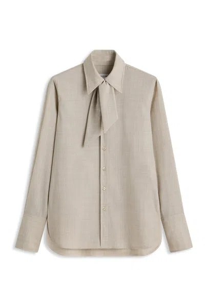Scanlan Theodore Plaid Cravat Shirt In Neutral